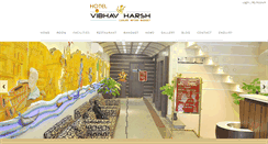 Desktop Screenshot of hotelvibhavharsh.com