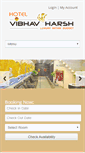 Mobile Screenshot of hotelvibhavharsh.com